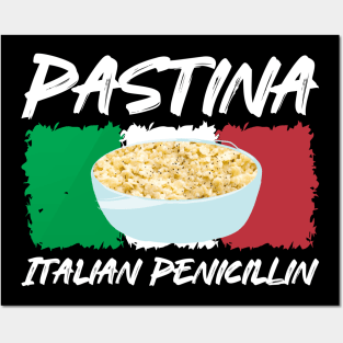 Pastina Italian Penicillin Funny Nostalgic Pasta Posters and Art